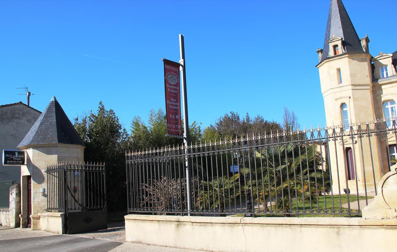 Hôtel La Tour Perrier Eyrans-de Soudiac Exterior foto